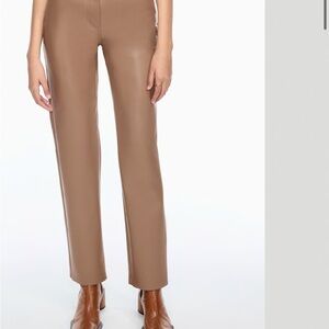 Wilfred Classic Tan Straight Leg Pants